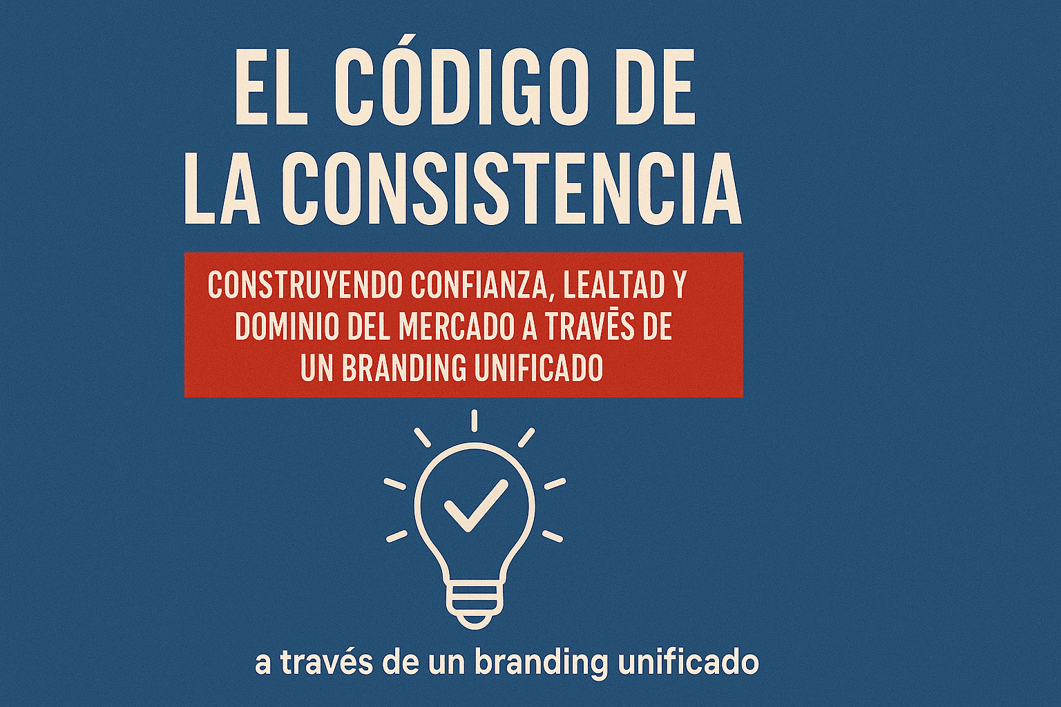 El Código de la Consistencia: Construyendo Confianza, Lealtad y Dominio del Mercado a Través de un Branding Unificado
